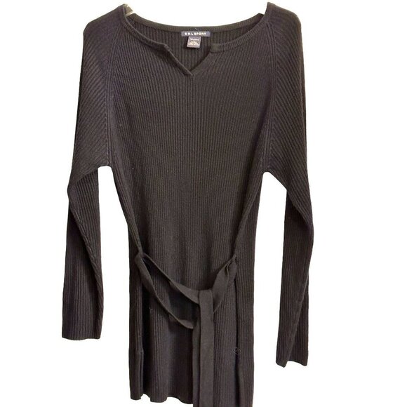 SML Sport Women’s Pull On Sweater Color Black Size Large  Sku 2152 - Picture 5 of 7